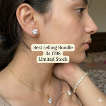 Gold plated diamond impression set