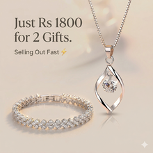 Clavicle deal Best Seller chain pendant and bracelet set with box