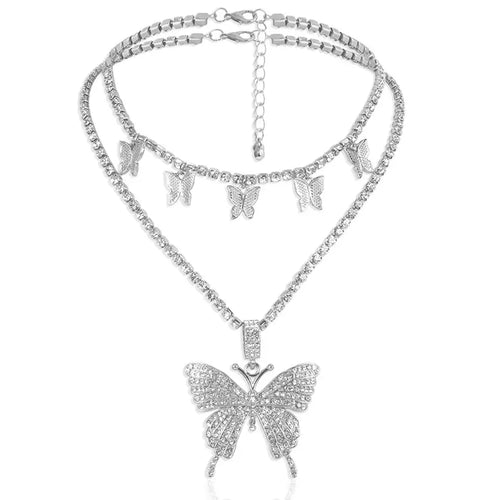 Butterfly choker set luxury finishing exclusive gift set