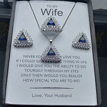 SAPPHIRE LOOK LUXURY SET WITH EXCLUSIVE BOX PACKING