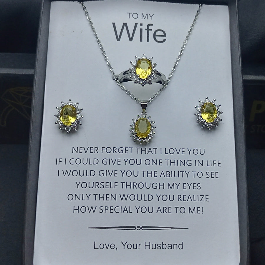 LUXURY DIAMOND LOOK EXCLUSIVE QUALITY SET WITH FREE BOX PACKING