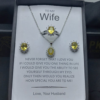 LUXURY DIAMOND LOOK EXCLUSIVE QUALITY SET WITH FREE BOX PACKING
