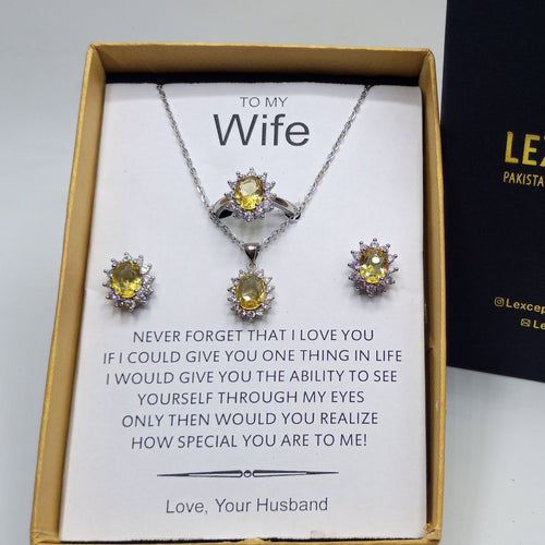 LUXURY DIAMOND LOOK EXCLUSIVE QUALITY SET WITH FREE BOX PACKING