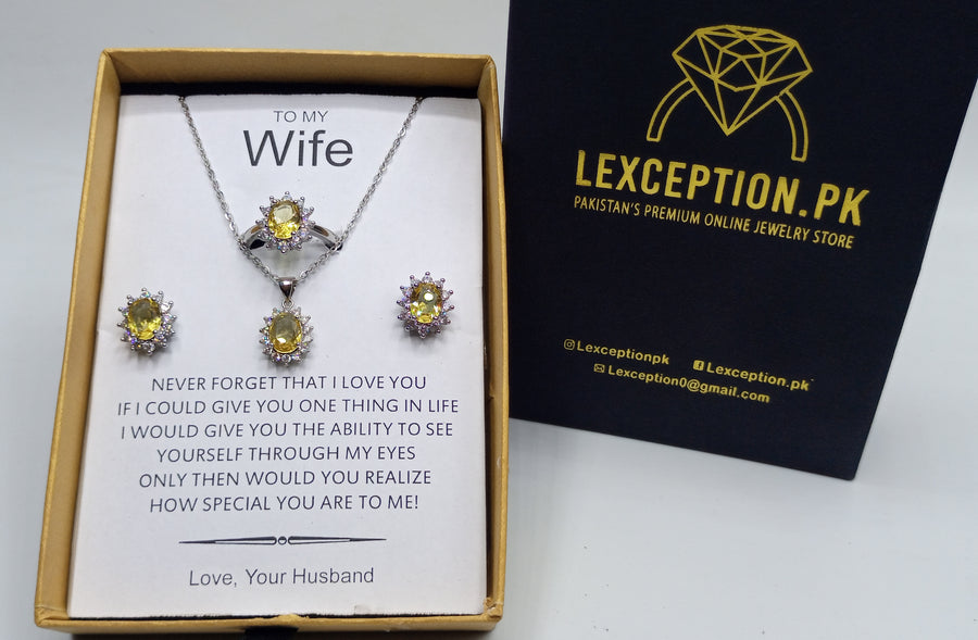 LUXURY DIAMOND LOOK EXCLUSIVE QUALITY SET WITH FREE BOX PACKING