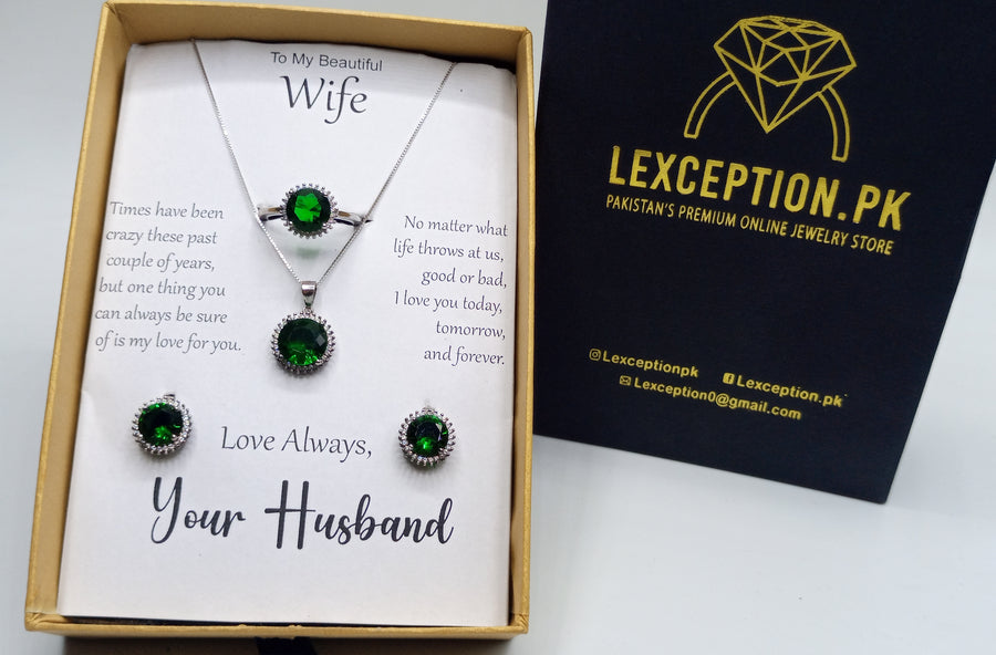 Original 925 sterling silver (chaandi) set Luxury quality and fine finishing with exclusive box packing