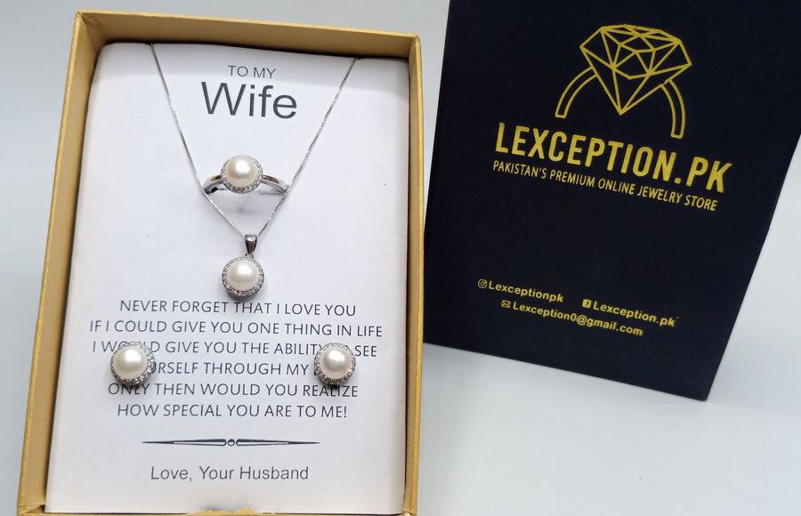 Original 925 sterling silver (chaandi) set Luxury quality and fine finishing with exclusive box packing