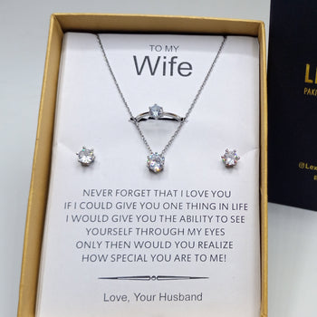 LUXURY DIAMOND LOOK EXCLUSIVE QUALITY SET WITH FREE BOX PACKING