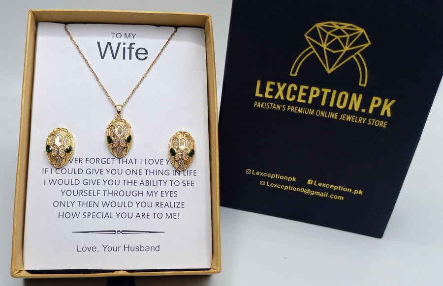 brand look gold plated luxury set exclusive quality and packaging