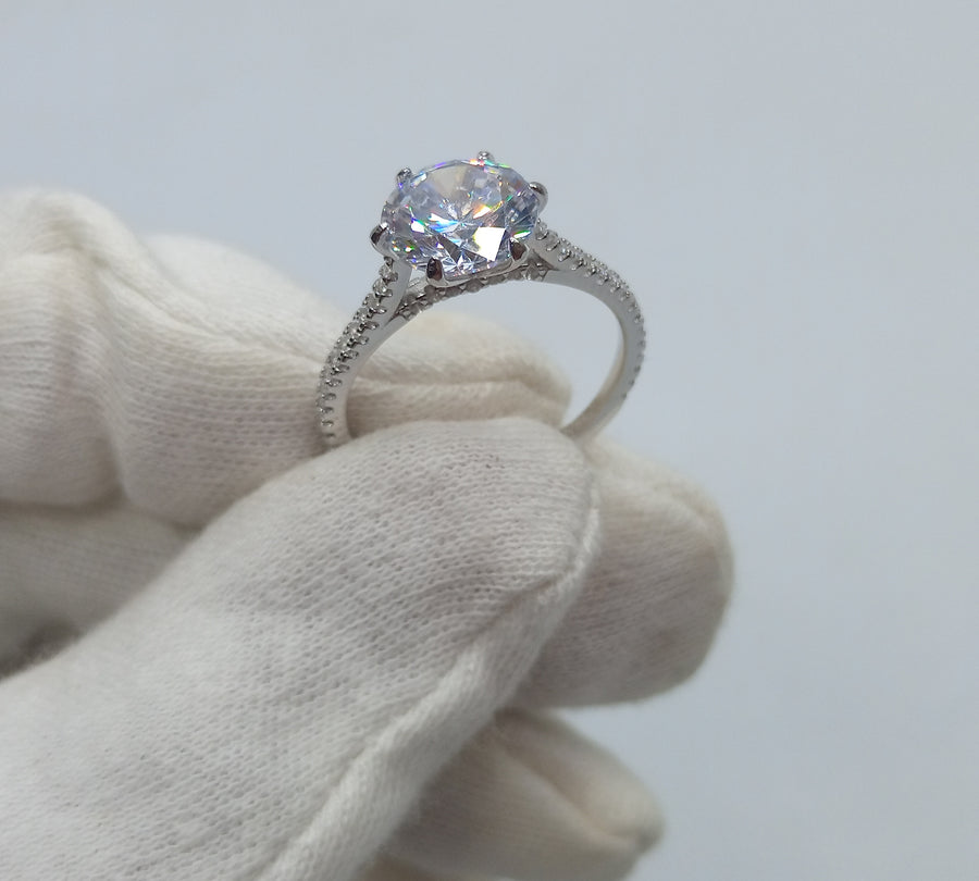 Diamond cut Original 925 sterling silver (chaandi) ring!