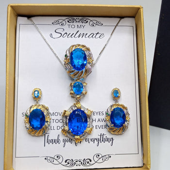 AQUA MIX LUXURY SET EXCLUSIVE QUALITY AND FINISHING WITH BOX