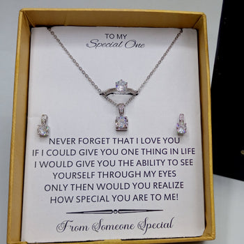 The diamond cut luxury set fine finishing and customize box packing