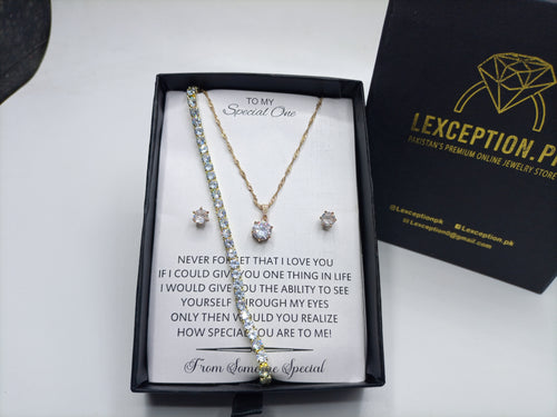 GOLD CUT LUXURY SET WITH BOX PACKING