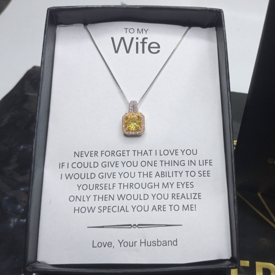 Luxury gold mix exclusive pendant with free box packaging
