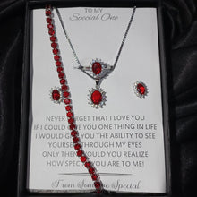 Ruby look diana set with box