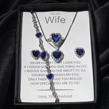 Titanic set pendant earrings and ring with box and free bracelet