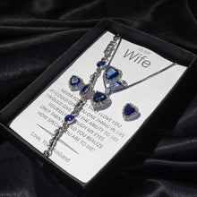 Titanic set pendant earrings and ring with box and free bracelet