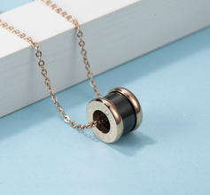 Branded Luxury necklace box packed