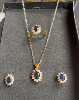 SAPPHIRE LOOK LUXURY SET WITH EXCLUSIVE BOX PACKING