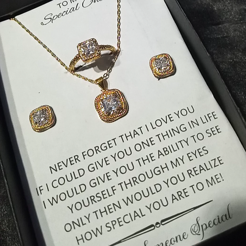 GOLD THEME LUXURY SET WITH BOX PACKING