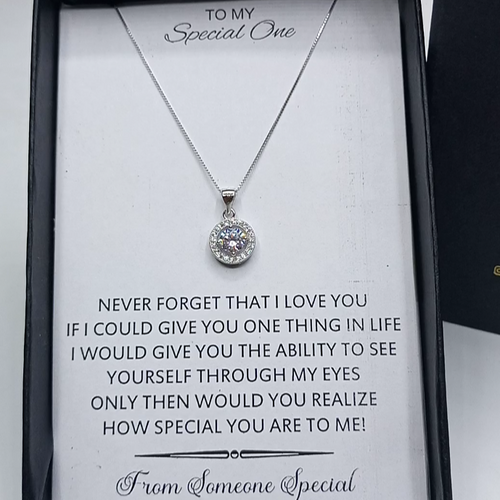 Original 925 sterling silver (chaandi) pendant necklace with chain!