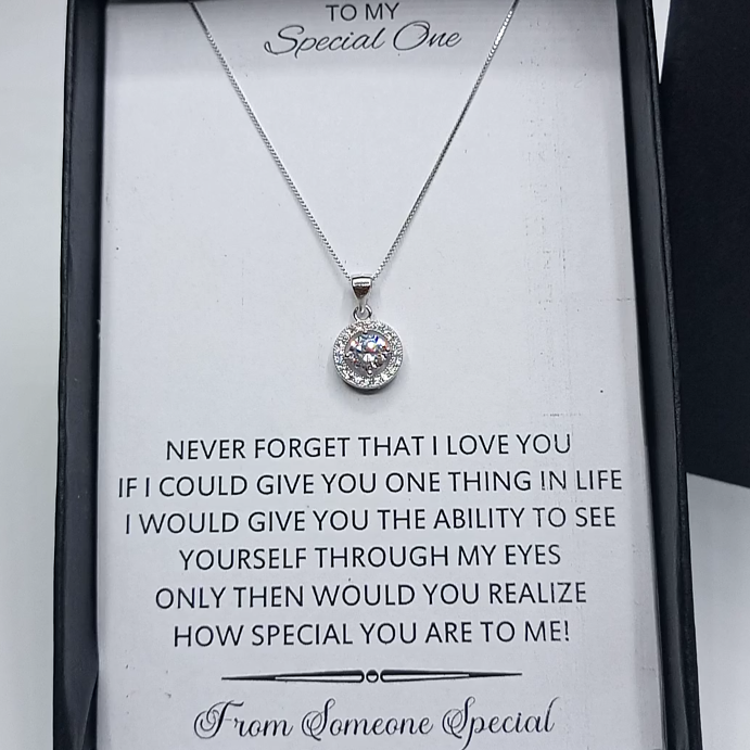 Original 925 sterling silver (chaandi) pendant necklace with chain!