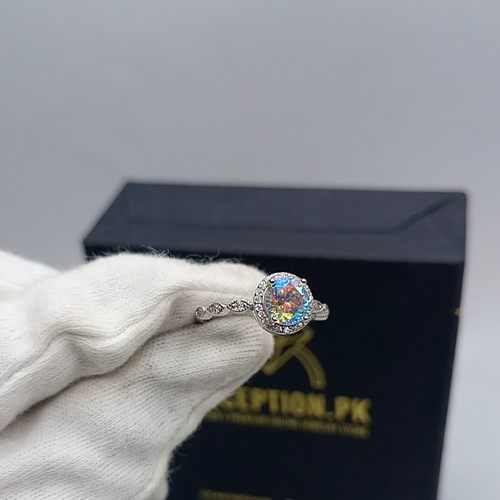 Multi shade Original 925 sterling silver (chaandi) ring!