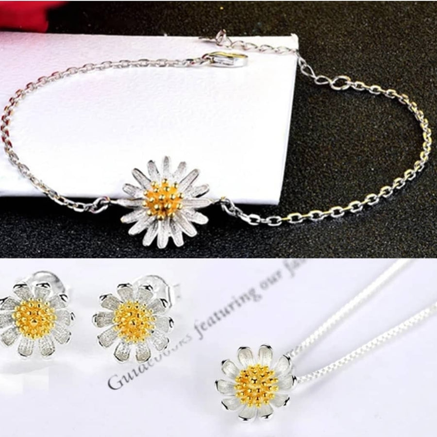 High Quality Platinum Plated Pendant with Chain, Earrings And Bracelet