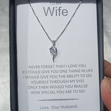 Ribbon pendant diamond look luxury