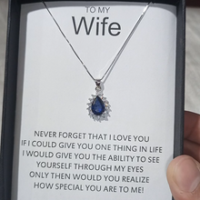 Sapphire impression 925 sterling silver (chaandi) pendant with chain