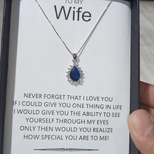 Sapphire impression 925 sterling silver (chaandi) pendant with chain