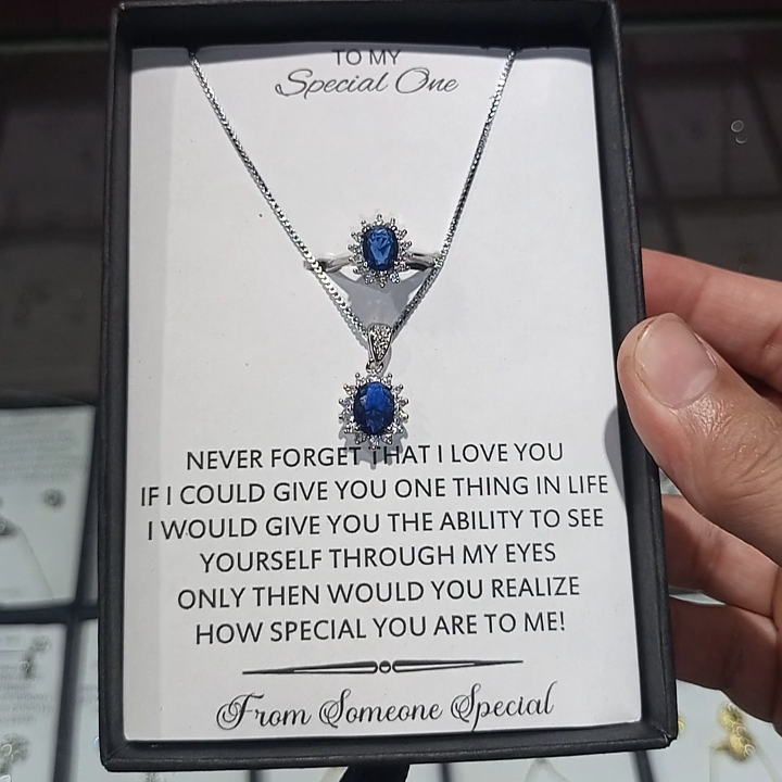 The lady diana pendant and ring set deal offer limited time!