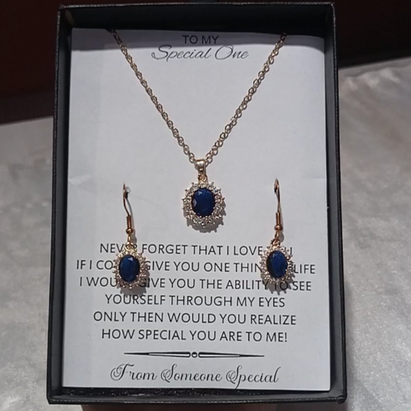 Gold plated set comes box packed for long term use only