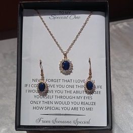 Gold plated set comes box packed for long term use only