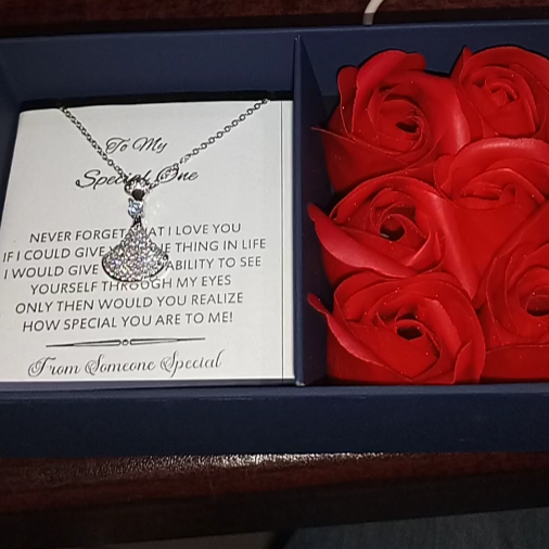 Branded gift box luxury pendant