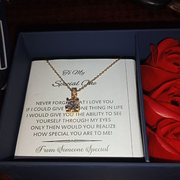 Rose box-Eternal Glance™ – Love Through My Eyes Pendant