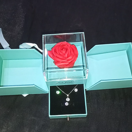 Sparkling stones set with exclusive box!