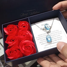 Rose box Aqua impression luxury gift set