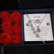 Rose box diamond cut luxury set