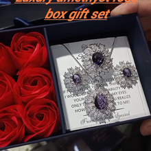 ROSE BOX-AMETHYST LOOK EXCLUSIVE AND LUXURY SET