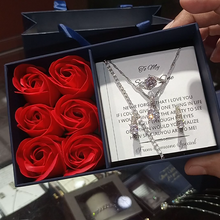 Rose box diamond cut luxury set