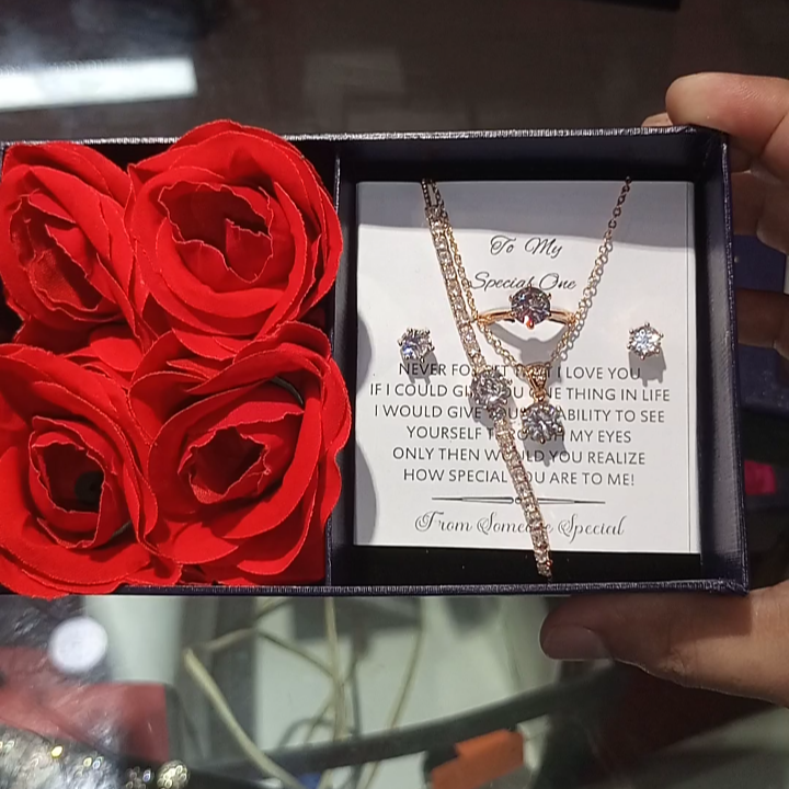 Rose box-gold impression luxury set