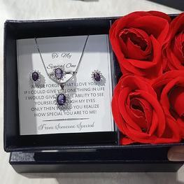 Rose box-purple diana luxury set