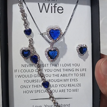 Titanic set pendant earrings and ring with box