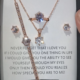 Gold plated luxury set with box