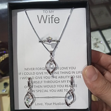 Clavicle set ring earrings pendant with box