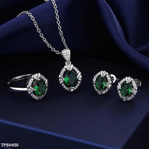 Emerald look luxury set with exclusive box packing and quality
