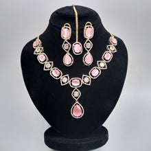 Luxury american diamond gold zircon set