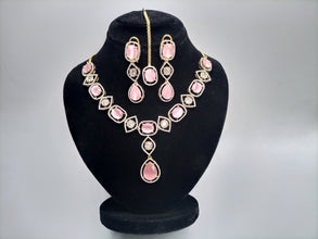 Luxury american diamond gold zircon set