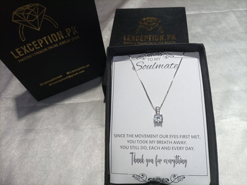 DIAMOND LOOK LUXURY QUALITY GIFT PENDANT BOX PACKED LIMITED EDITION