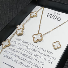 BRANDED LOOK PENDANT CHAIN EARRINGS BRACELET WITH FREE BOX